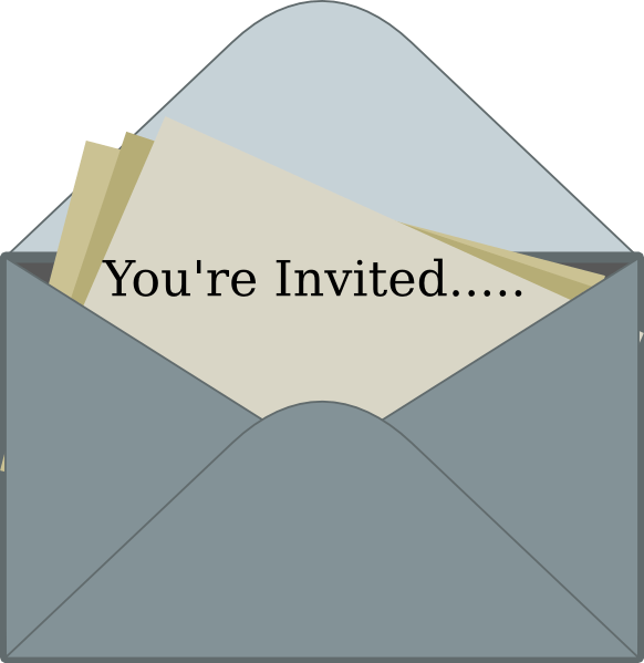 Invitation clipart invitation card. Paperinvite free ideal vistalist