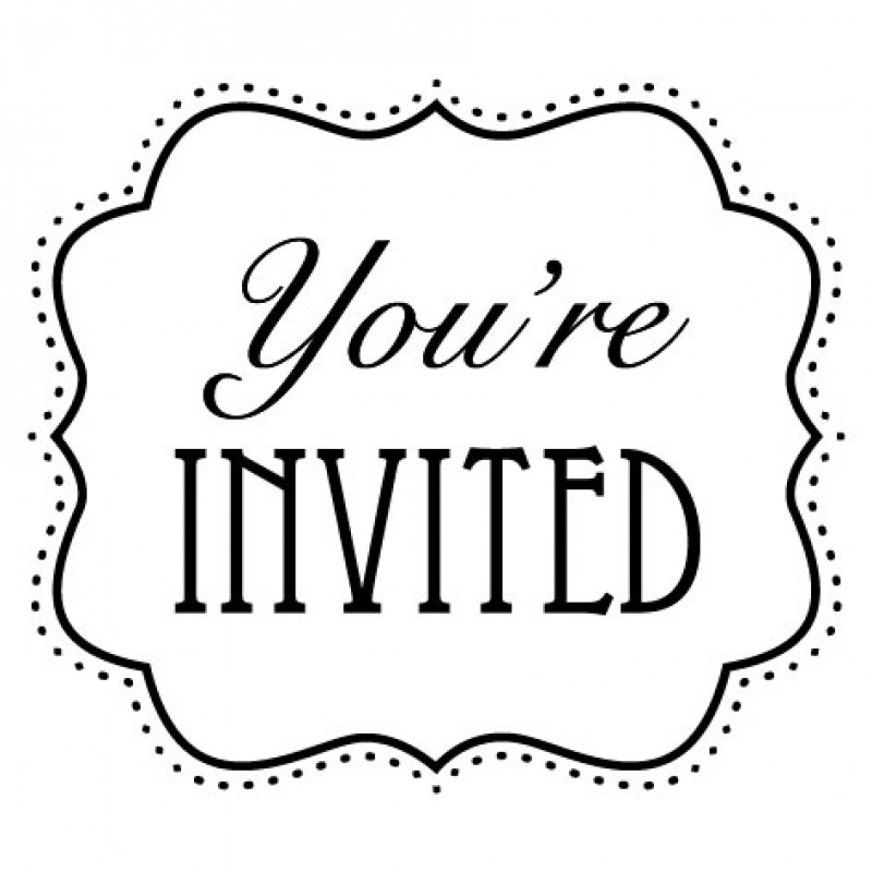 invitation clipart invited