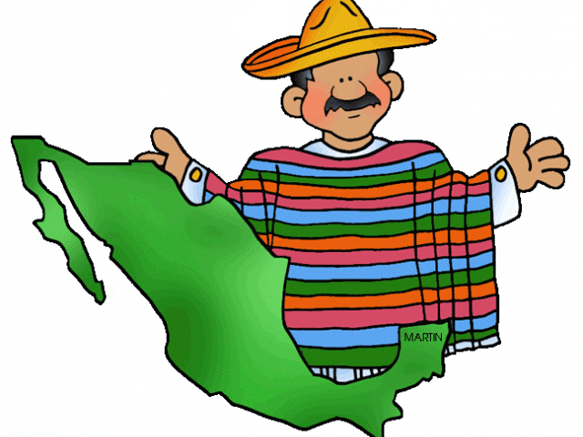 Maracas poncho mexican