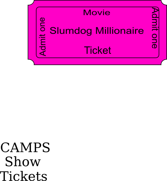 Slumdog millionaire invite clip. Invitation clipart movie