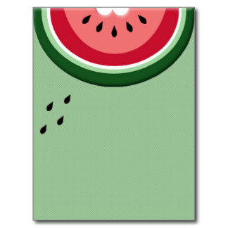 Invitation clipart watermelon. Invite post card panda