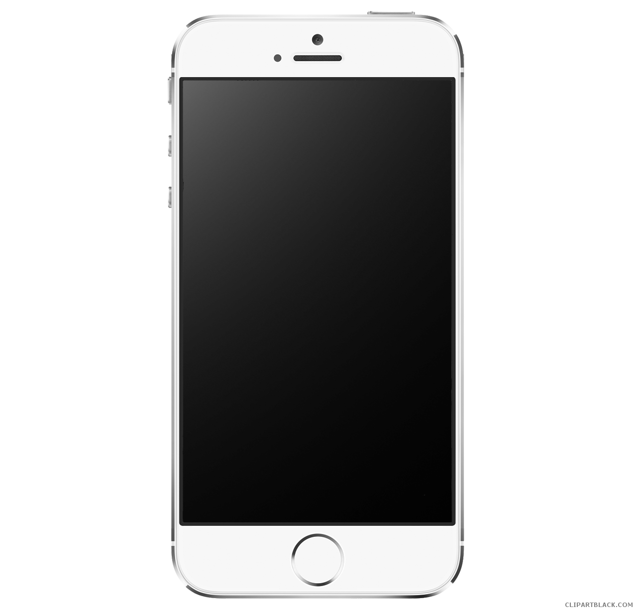 iphone clipart black and white