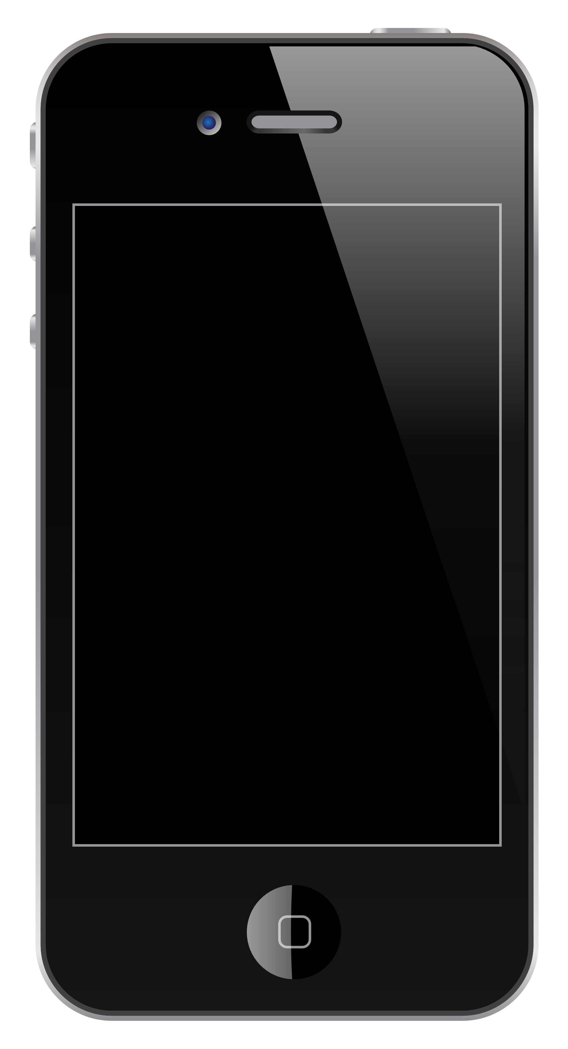 Экран в углу смартфона. Смартфон черный экран. Экран мобильного телефона. Смартфон без фона. Летефо с черным экраном.
