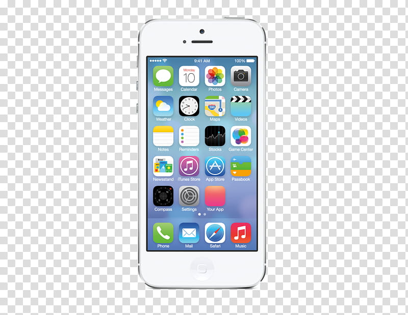 White transparent background png. Iphone clipart illustration