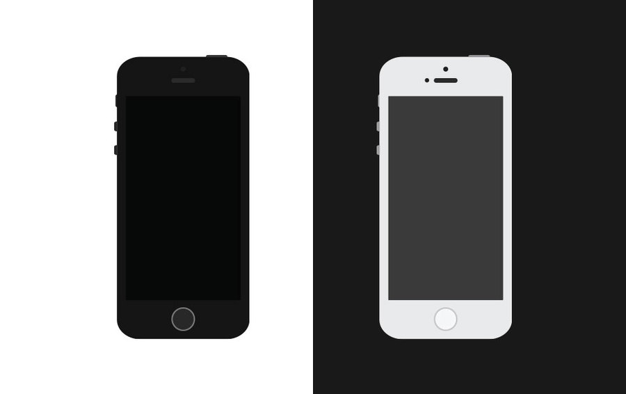 Iphone clipart simple phone. Download mockup feature 