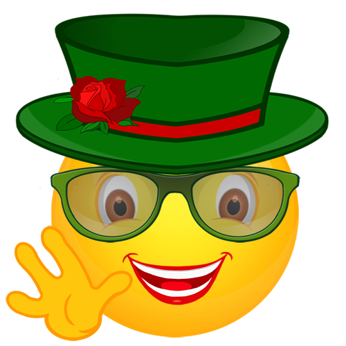 Smiley maybe emotions happy. Irish clipart emoji