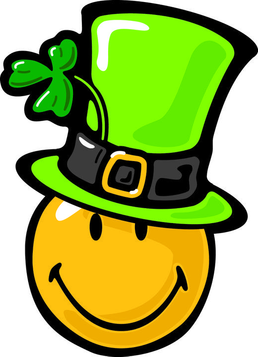Irish clipart emoji. Smiley happy emoticon faces