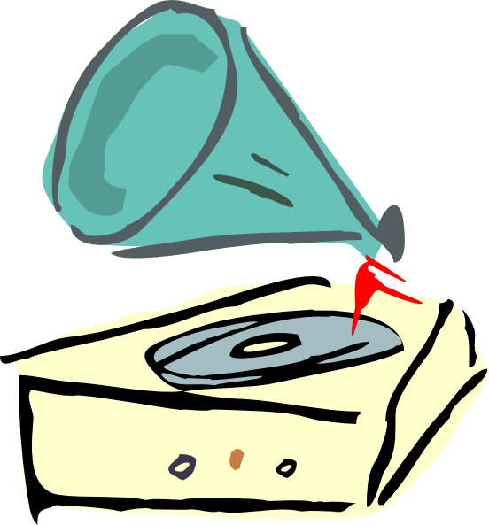 Record clipart small. Player clip art at
