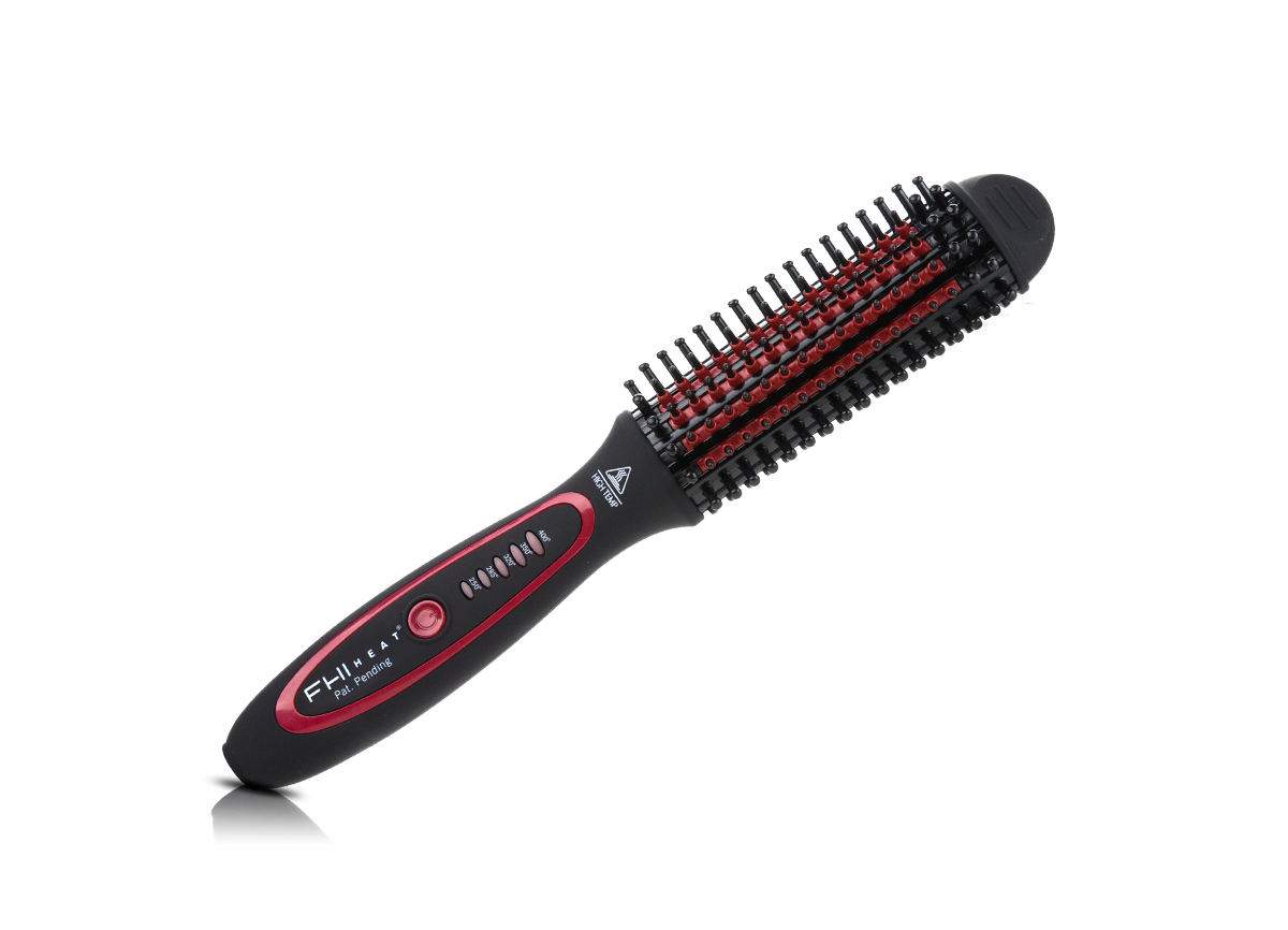 Stylus thermal styling brush. Iron clipart flat iron