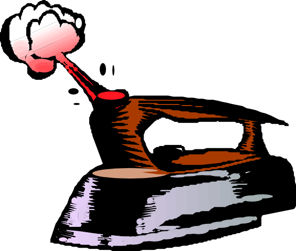 Iron clipart hot iron. Steam clip art at