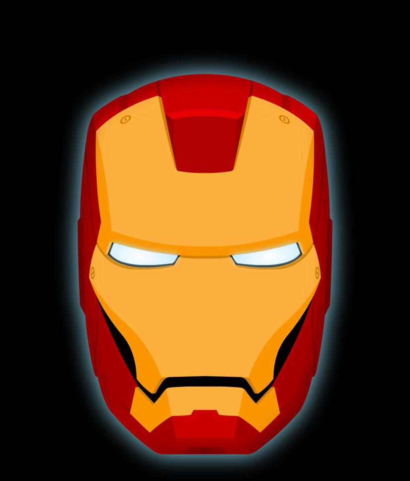 ironman clipart simple