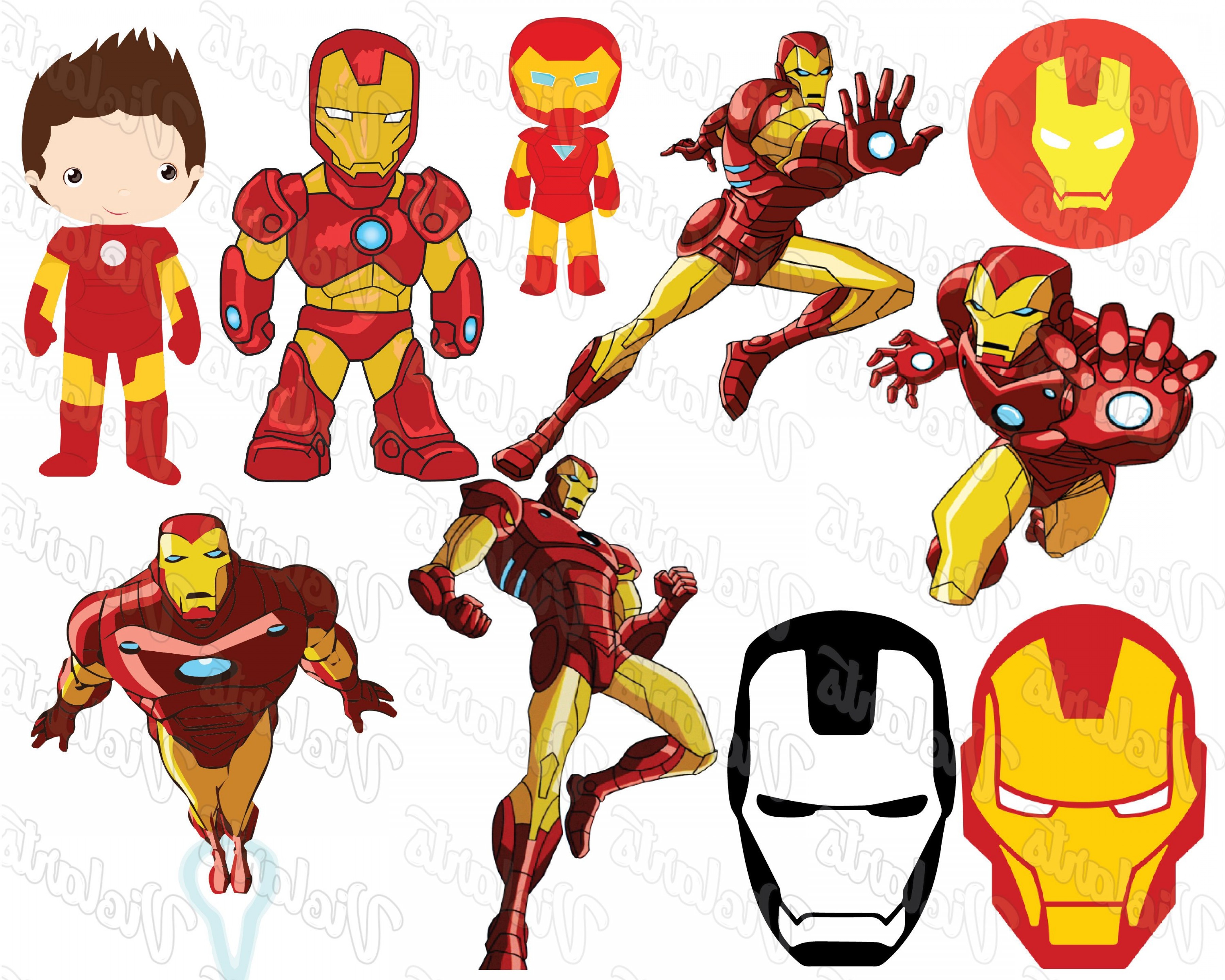 Ironman clipart vector, Ironman vector Transparent FREE ...