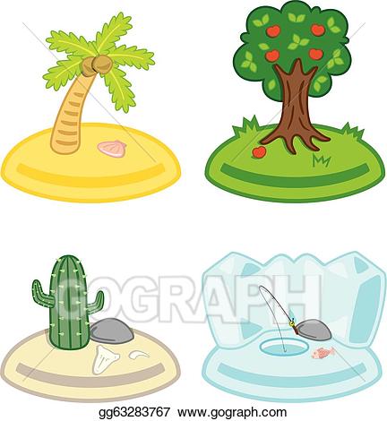 island clipart cute