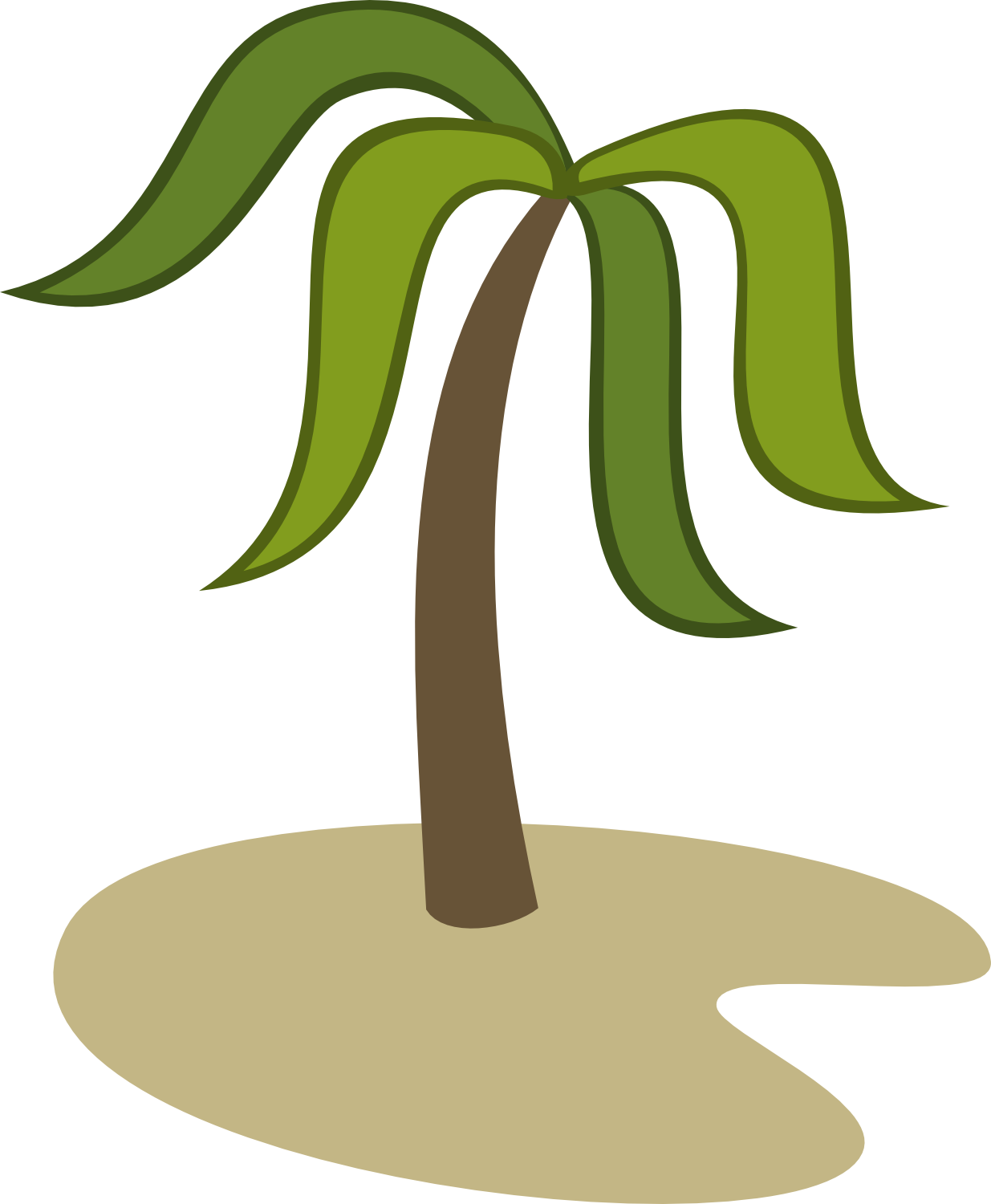 Palm cutie mark by. Island clipart forest island