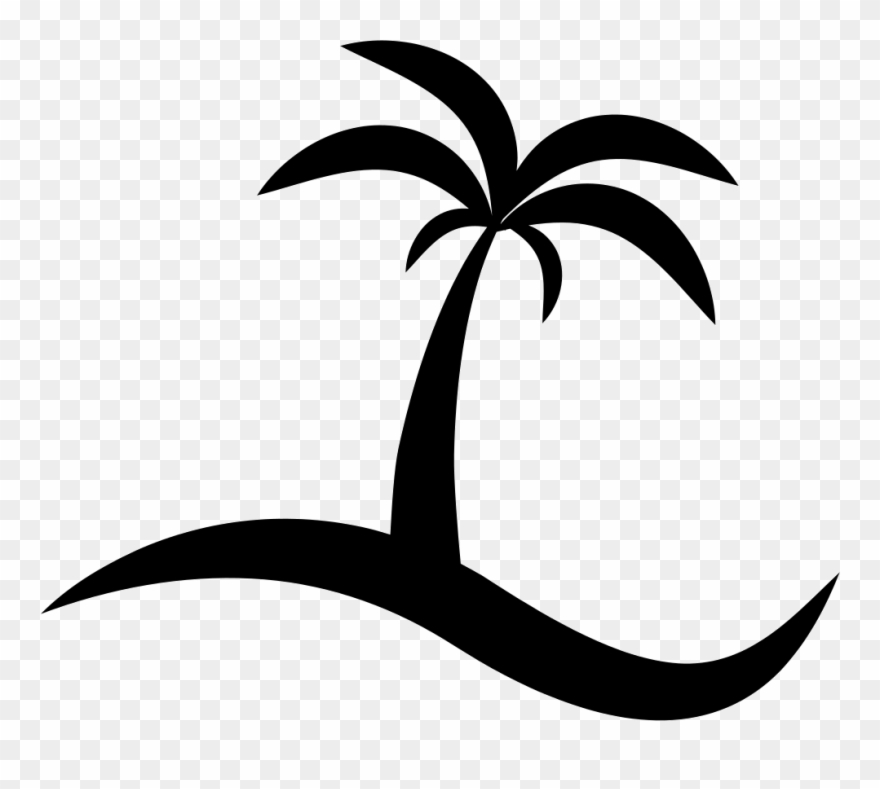 Island clipart isla. With a tree png