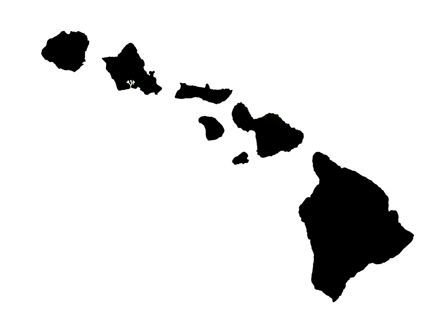 Black and white free. Island clipart island hawaiian