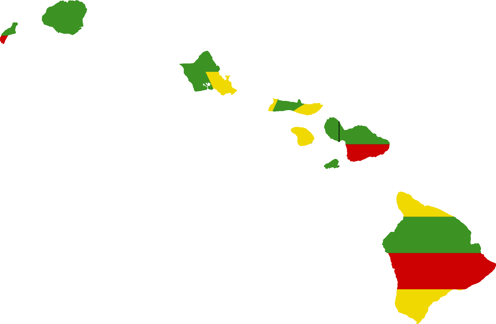 island clipart map hawaii