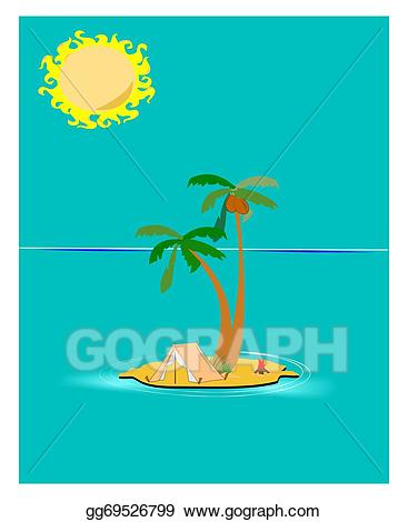 island clipart middle ocean