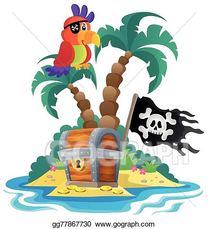island clipart pirate island