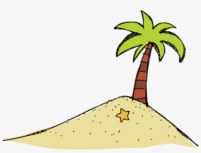 Desert plant . Island clipart transparent