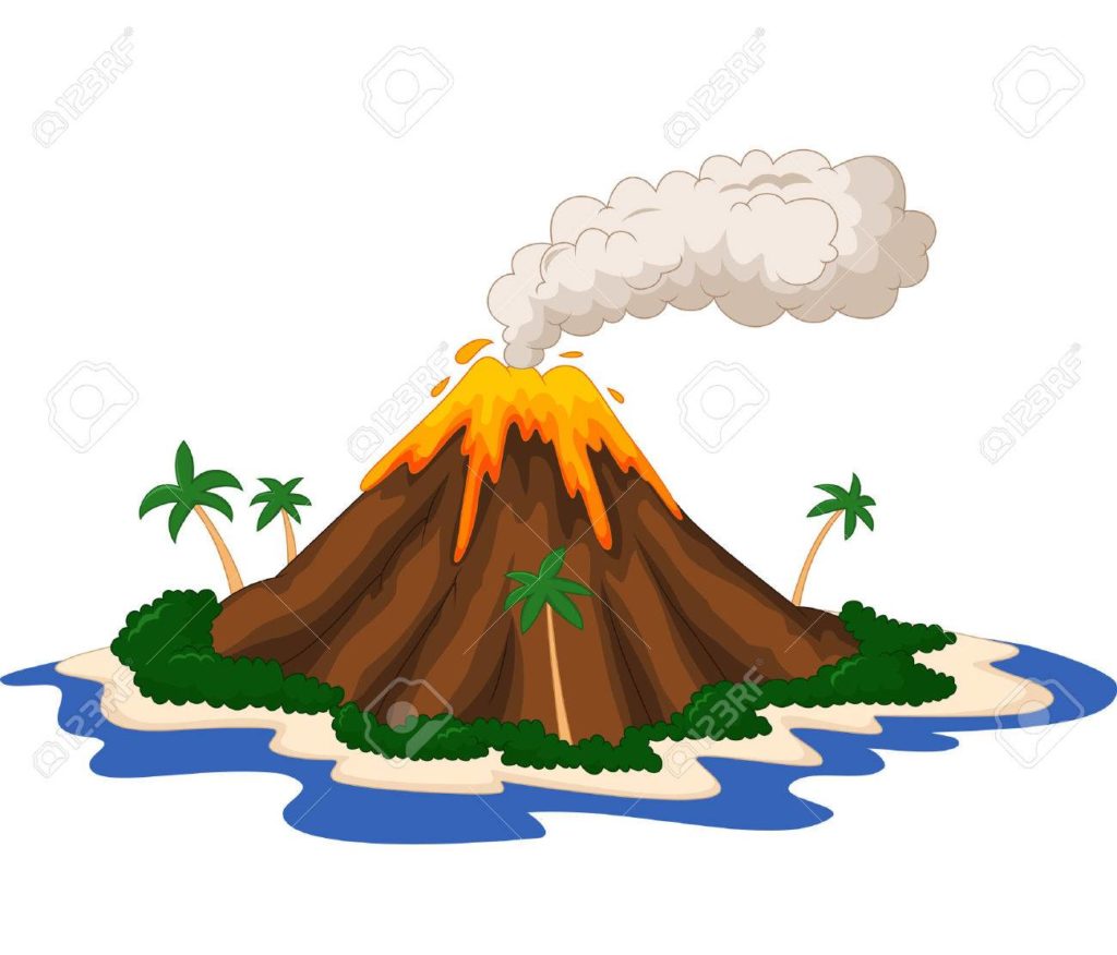 Island clipart volcano clipart. Volcanic png images 
