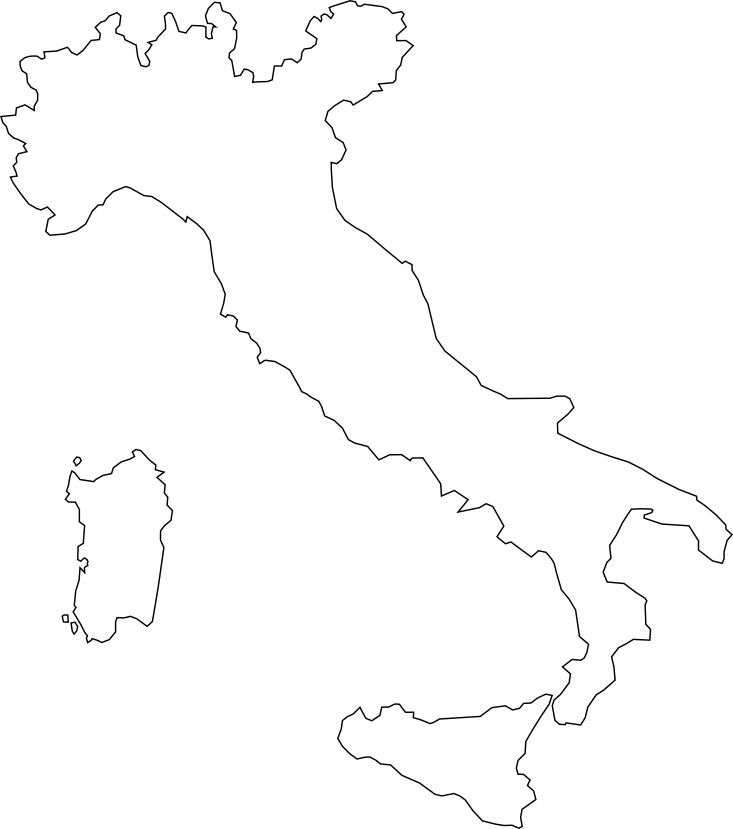 italy clipart black and white