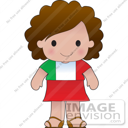 italian clipart character