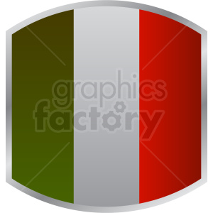 Italian clipart design. Flag badge royalty free
