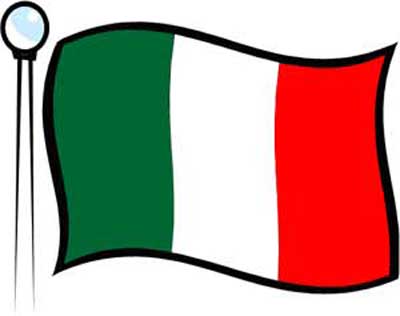 Italian clipart flag. Free download clip art