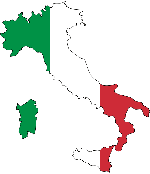 Italy flag map maps. Rome clipart symbol italian