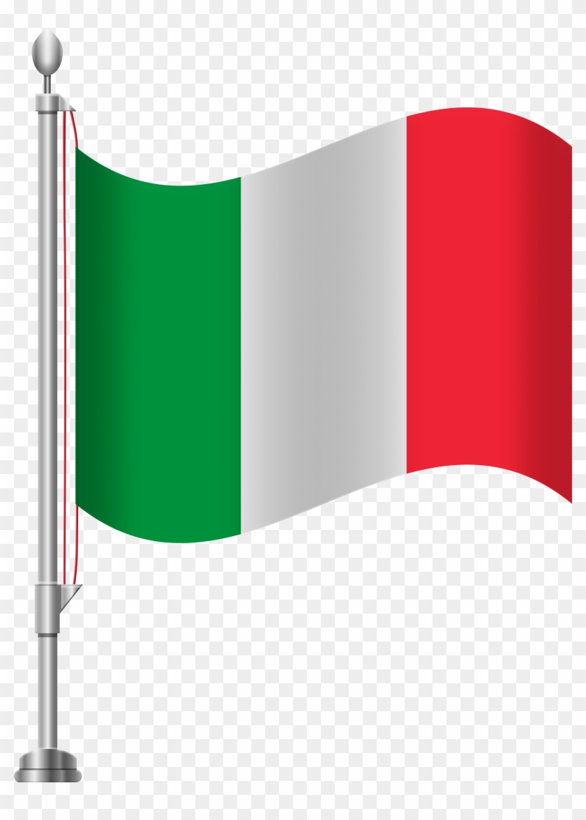 Italian clipart flag pole. Italy png clip art