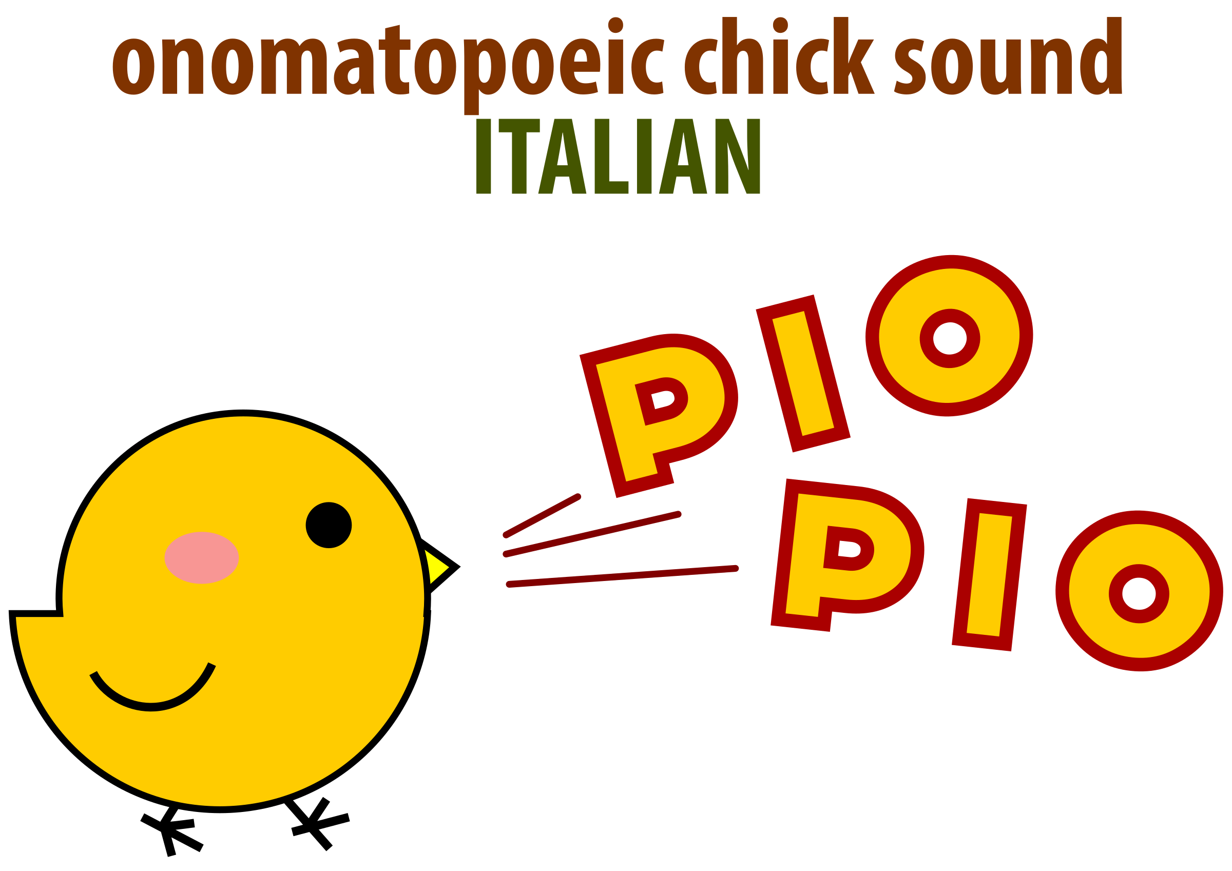italian clipart font