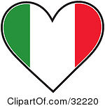 Flag free download best. Italian clipart heart