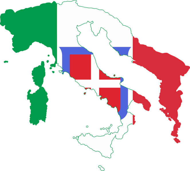 italian clipart map italy