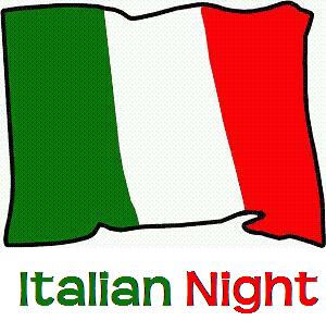 italian clipart night italian