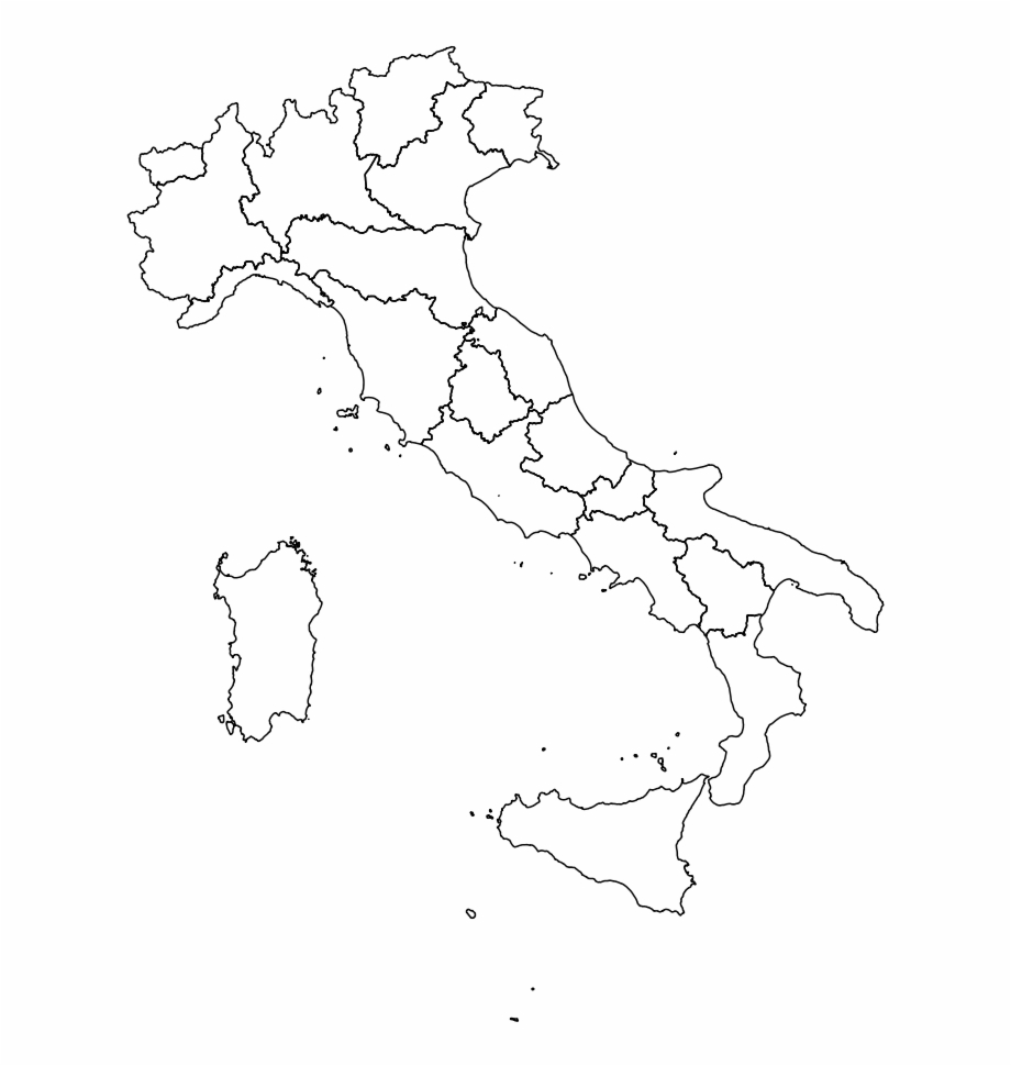 italian clipart outline italy