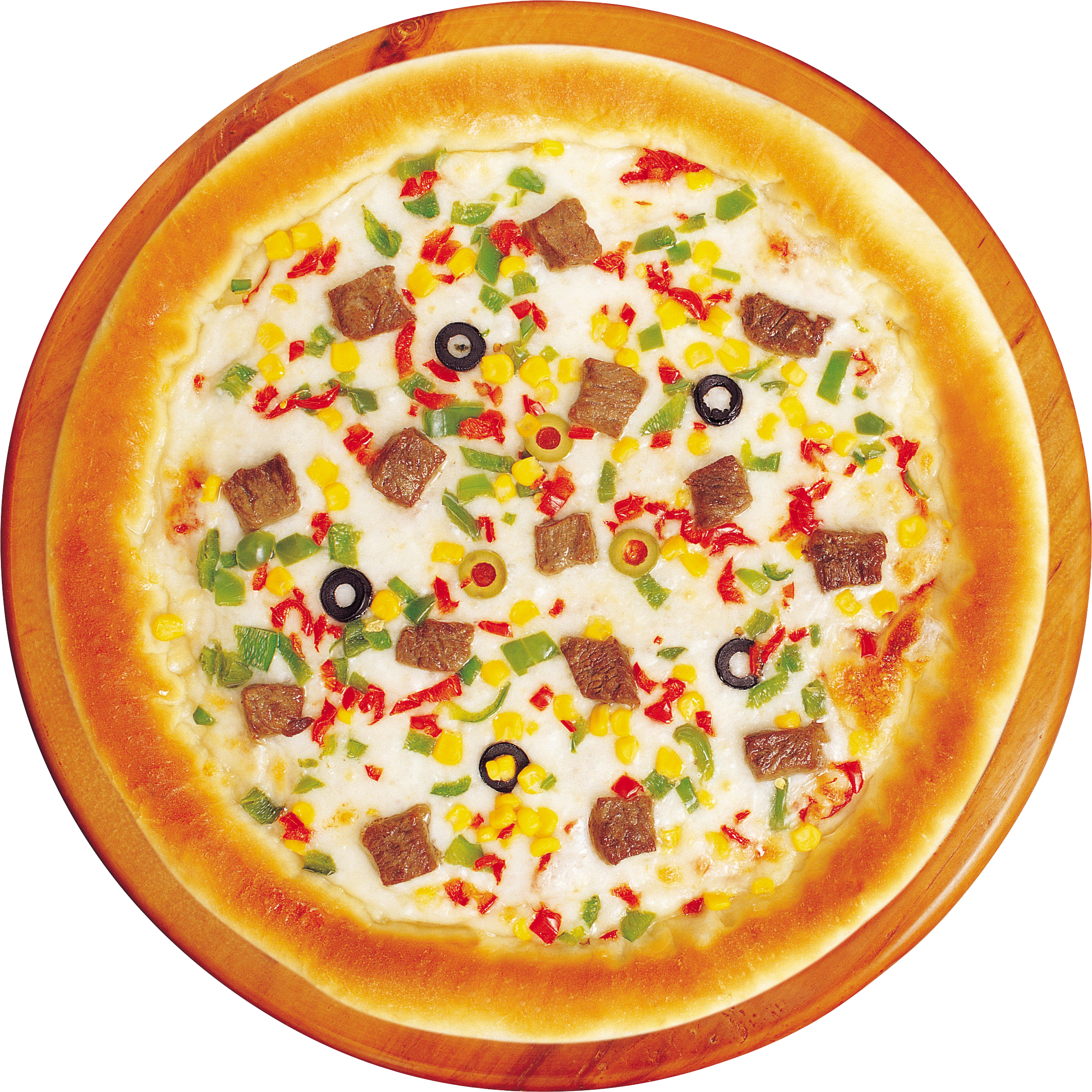 italian clipart round pizza