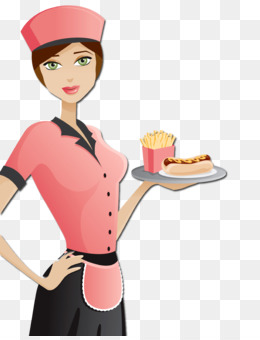 Waiter clip art . Italian clipart waitress