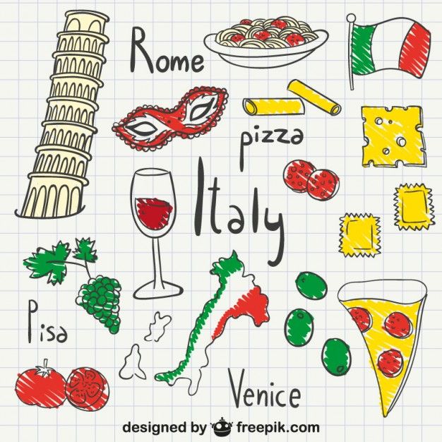 italy clipart drawing