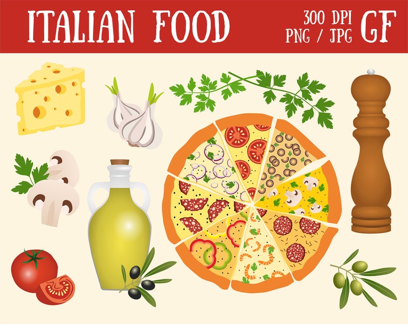 italy clipart food