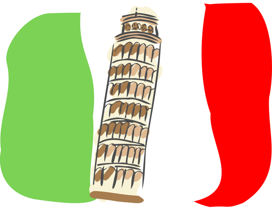italy clipart pisa tower