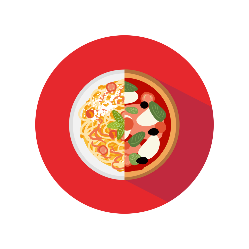 italy clipart traditional food