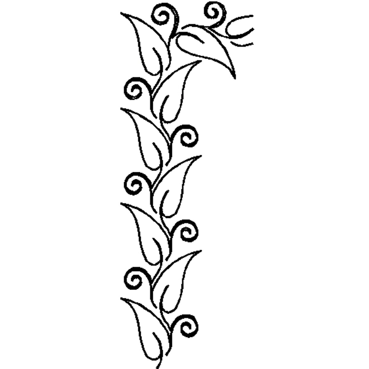 ivy clipart black and white