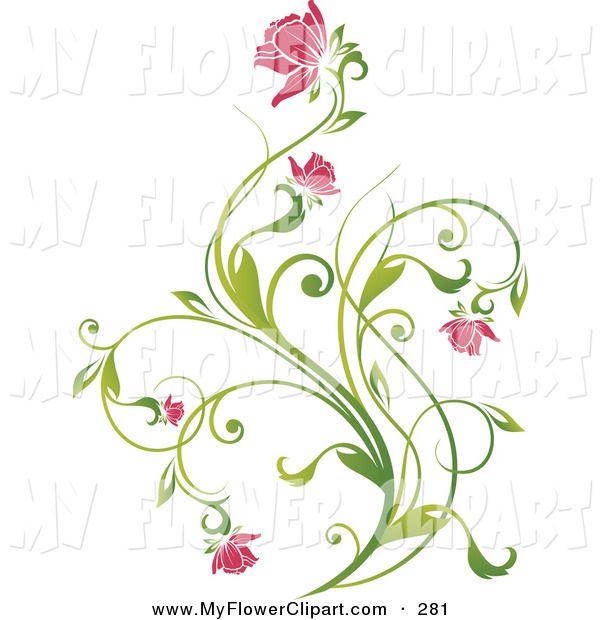 ivy clipart pink