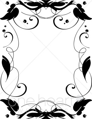 Ivy clipart simple. Border fall borders 