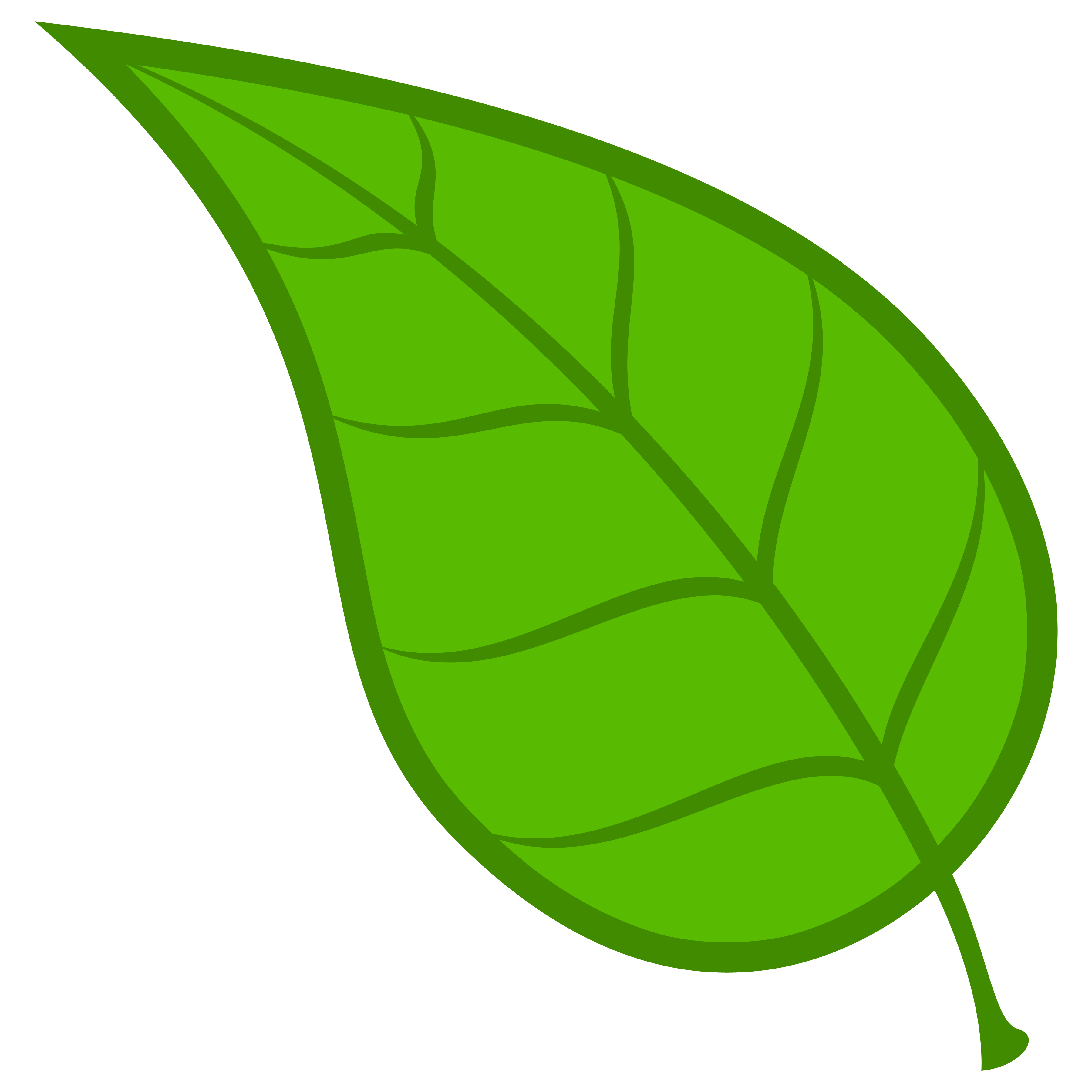 leaf clipart cute