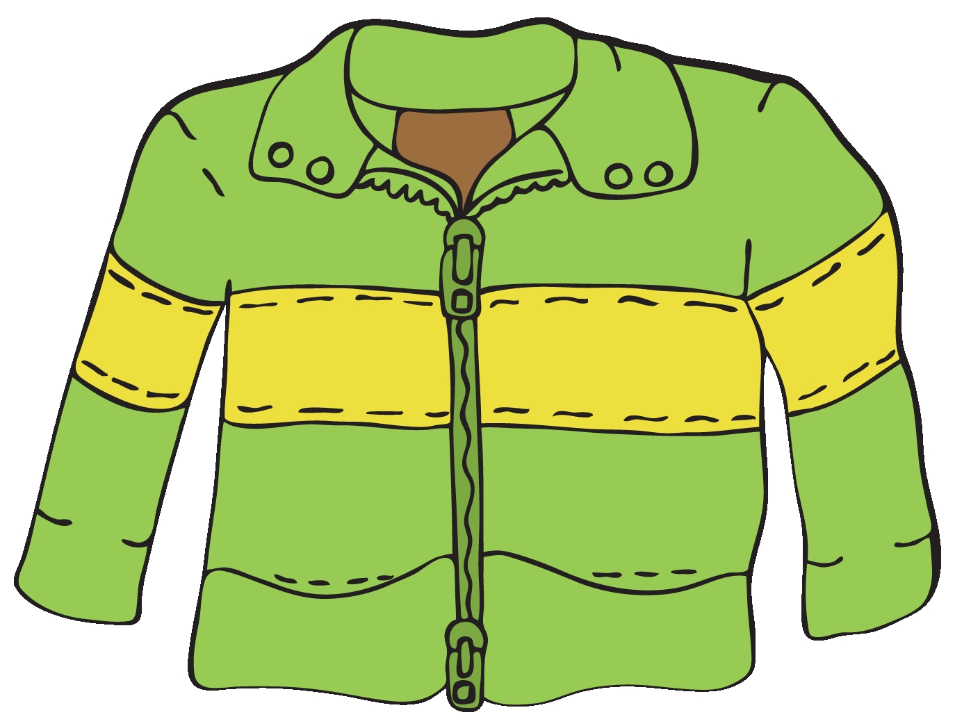 jacket clipart green jacket