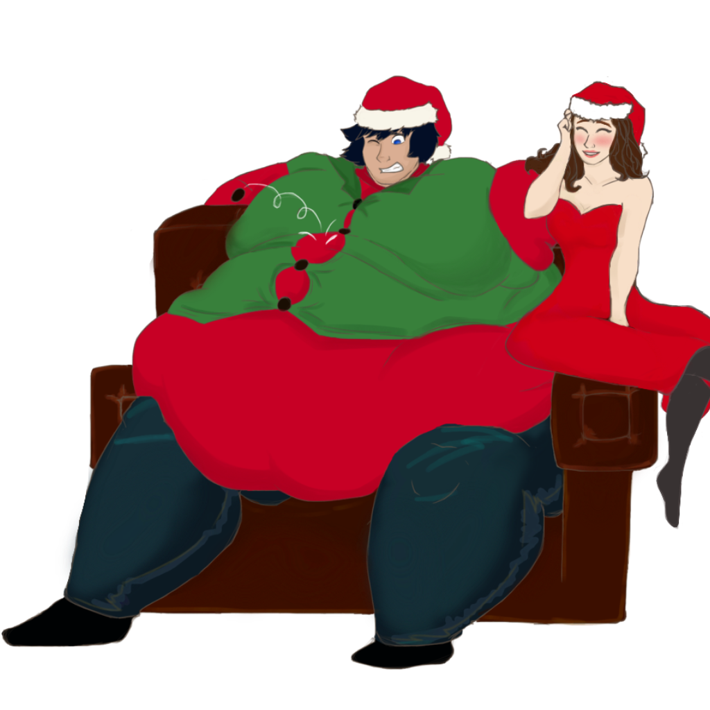 Fat santa. Fat Santa Art. Christmas Weight gain. Fat Santa Поляна пацанов. Плохой Санта толстый мальчик рисунок.