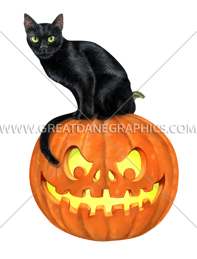 jackolantern clipart black cat