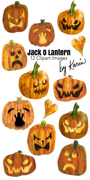 jackolantern clipart carved pumpkin